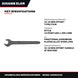 Elora 205AMB – Box & Open End Wrench, 10-15 Deg Offset, 7/8 in