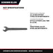 Elora 205EMB – Box & Open End Wrench, 10-15 Deg Offset, 3/16 in Whitworth