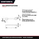 Elora 205W78WW – Box & Open End Wrench, 10-15 Deg Offset, 7/8 in Whitworth