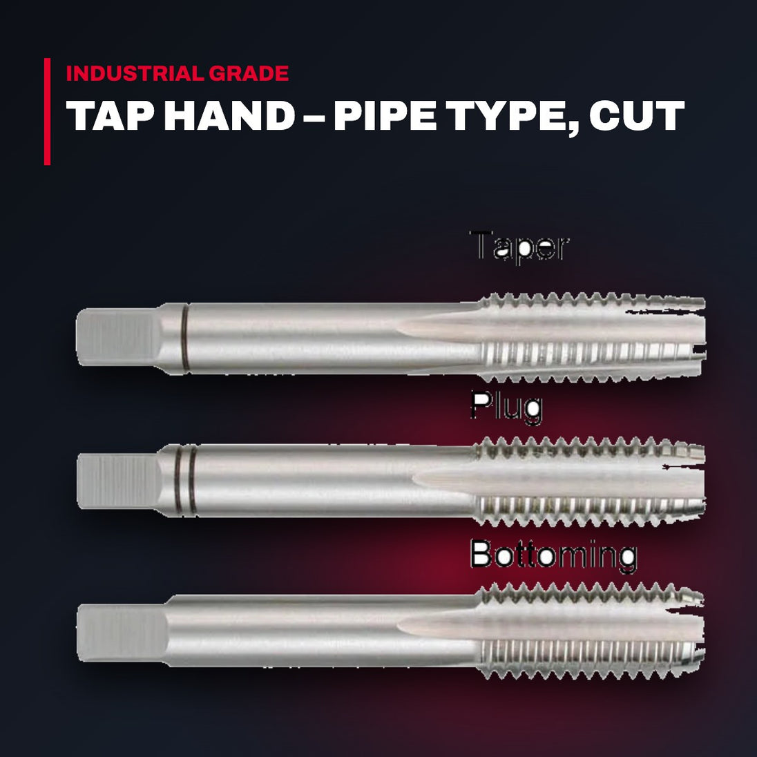 Morse Cutting Tools 2115 – Pipe Hand Tap, Cut