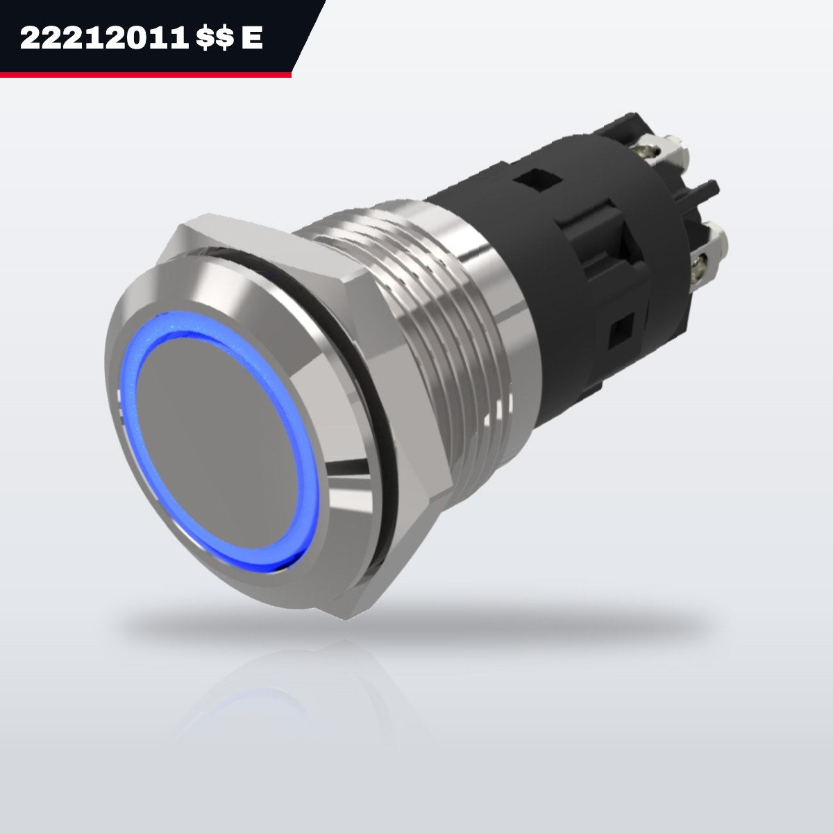 EAO 22212011 – Pushbutton Switch, Button Illuminated Operator, 10 A Contact