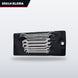 Elora 25214 – Box & Open End Wrench, 10-15 Deg Offset, 7/16 in