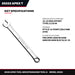 25222 Apex Tool Group/Danaher Tool G 25222 – Wrench Box & Open End – 10-15 Deg Offset Type, 11/16 In