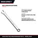 25224 Apex Tool Group/Danaher Tool G 25224 – Wrench Box & Open End – 10-15 Deg Offset Type, 3/4 In