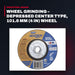 29596 Saint-Gobain Abrasives / Norto 5000818334 – Wheel Grinding – Depressed Center Type, 101.6 Mm (4 In) Wheel