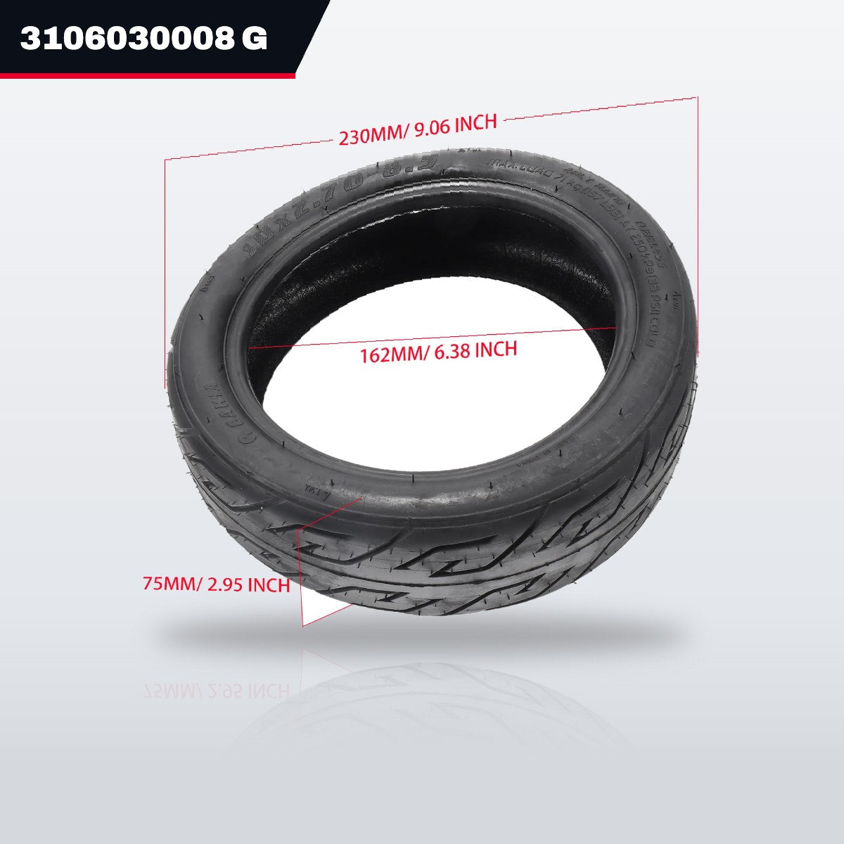 3106030008 Guangdong Marshell Electric 3106030008 – Tire – 165R13Lt Tubeless Type