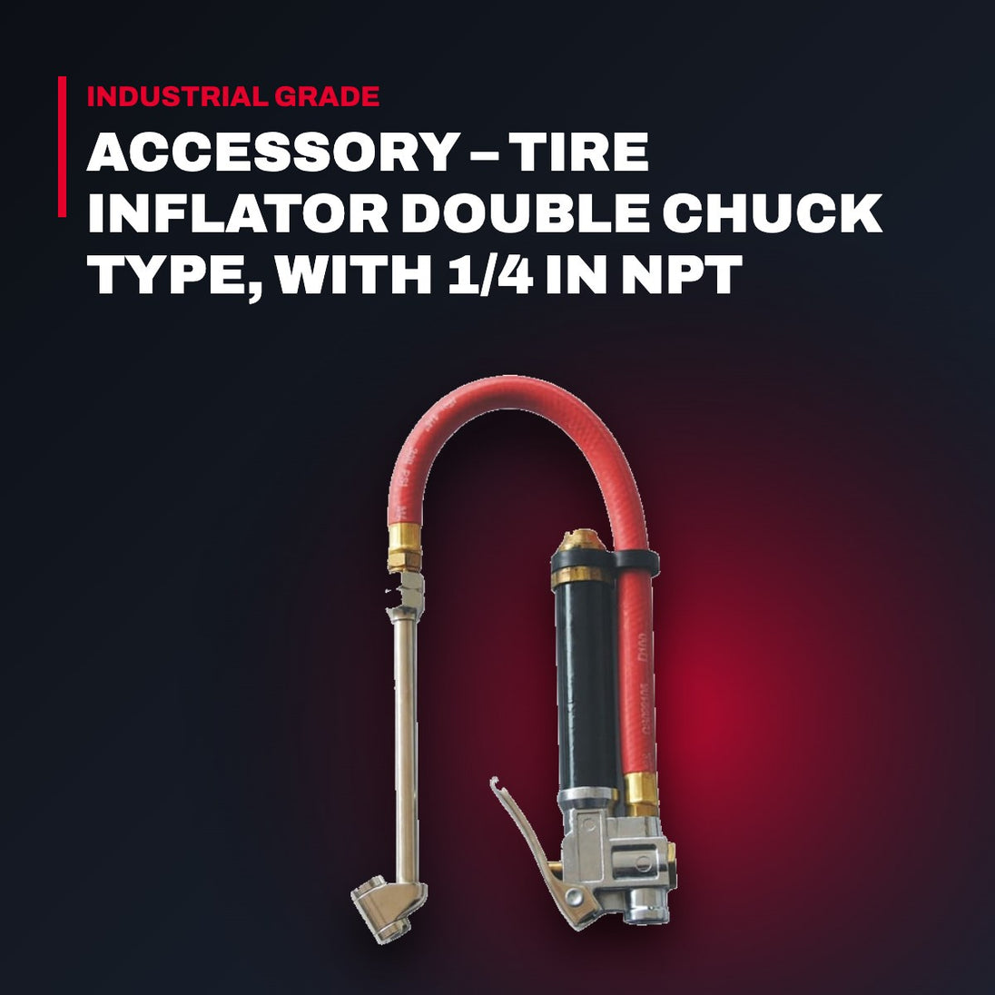 Balcrank 3340010 – Accessory, Tire Inflator Double Chuck, With 1/4 in NPT