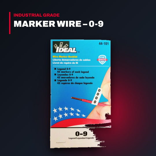 Ideal 44101 – Wire Marker, 0-9