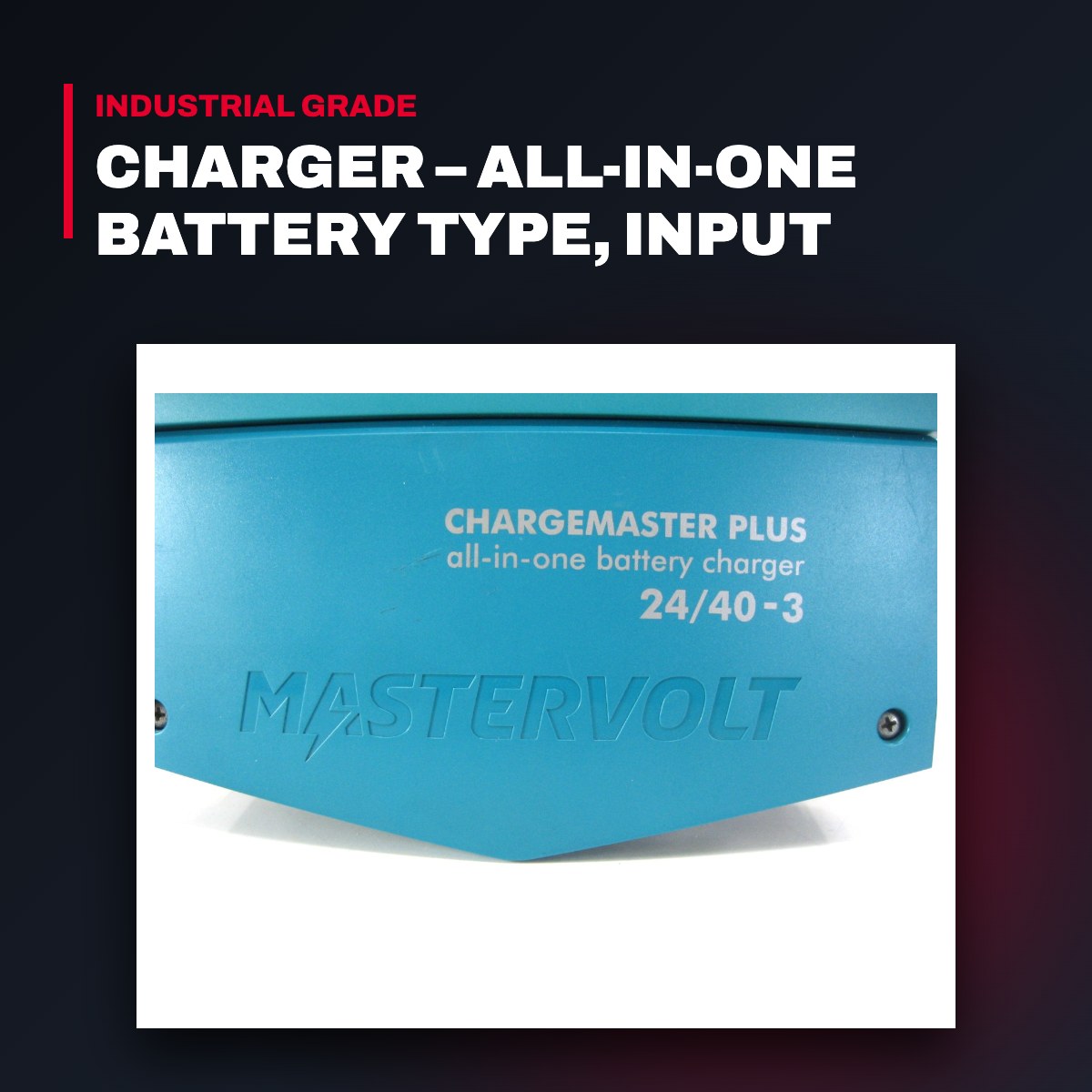 Mastervolt 44320405 – All-in-One Battery Charger, Input