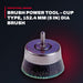Osborn 4702S30 – Cup Brush Power Tool, 152.4 mm (6 in) dia Brush