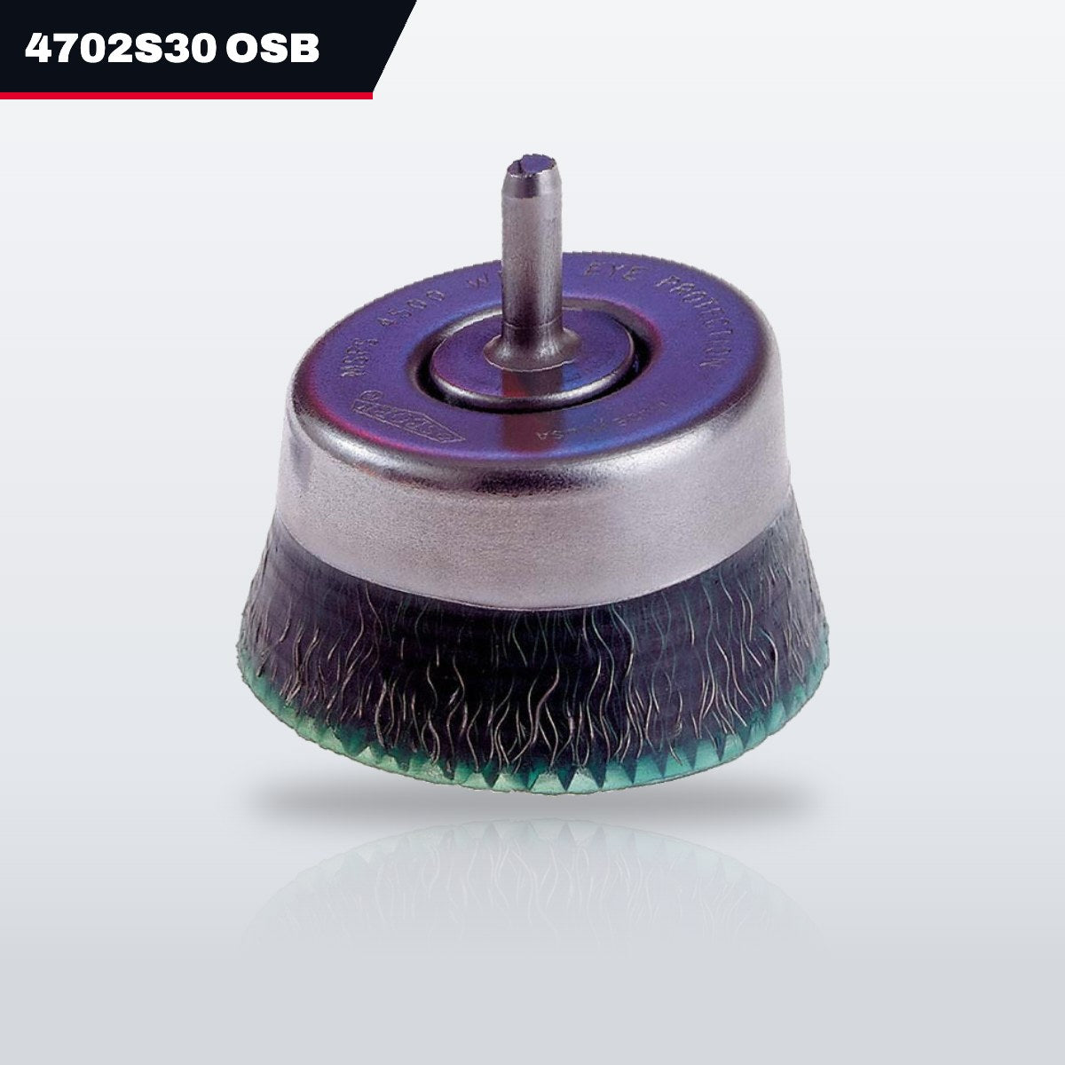 Osborn 4702S30 – Cup Brush Power Tool, 152.4 mm (6 in) dia Brush