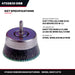 Osborn 4702S30 – Cup Brush Power Tool, 152.4 mm (6 in) dia Brush