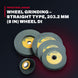Norton 66253044087 – Straight Grinding Wheel, 203.2 mm (8 in) Wheel Di