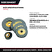 Norton 66253044087 – Straight Grinding Wheel, 203.2 mm (8 in) Wheel Di