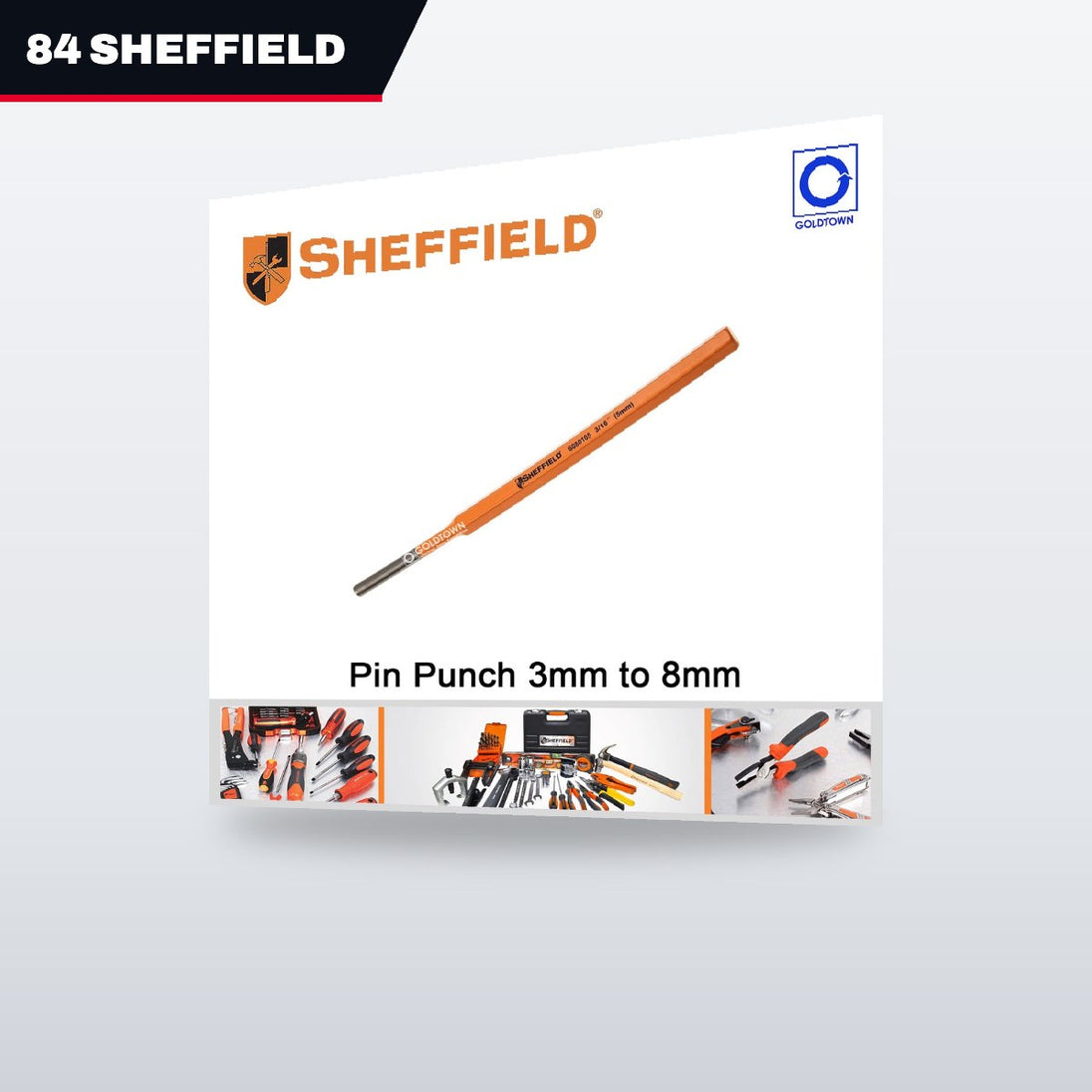 84 Sheffield Industrial Saws – Punch – Pin Type, 152.4 Mm (6 In) Lg