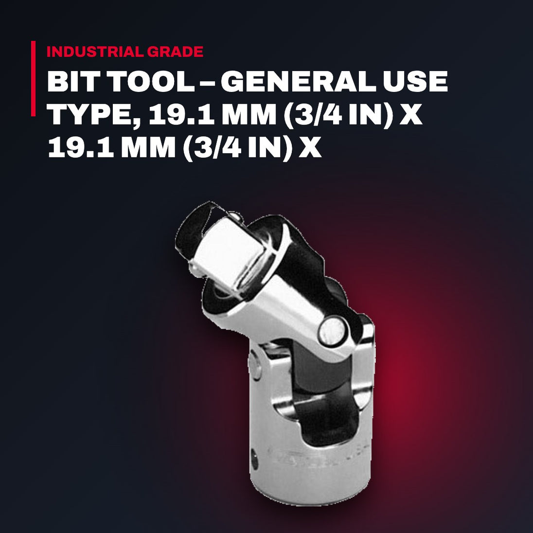 Apex Tool Group 86055 – General Use Bit Tool, 19.1 mm (3/4 in) X 19.1 mm (3/4 in) X