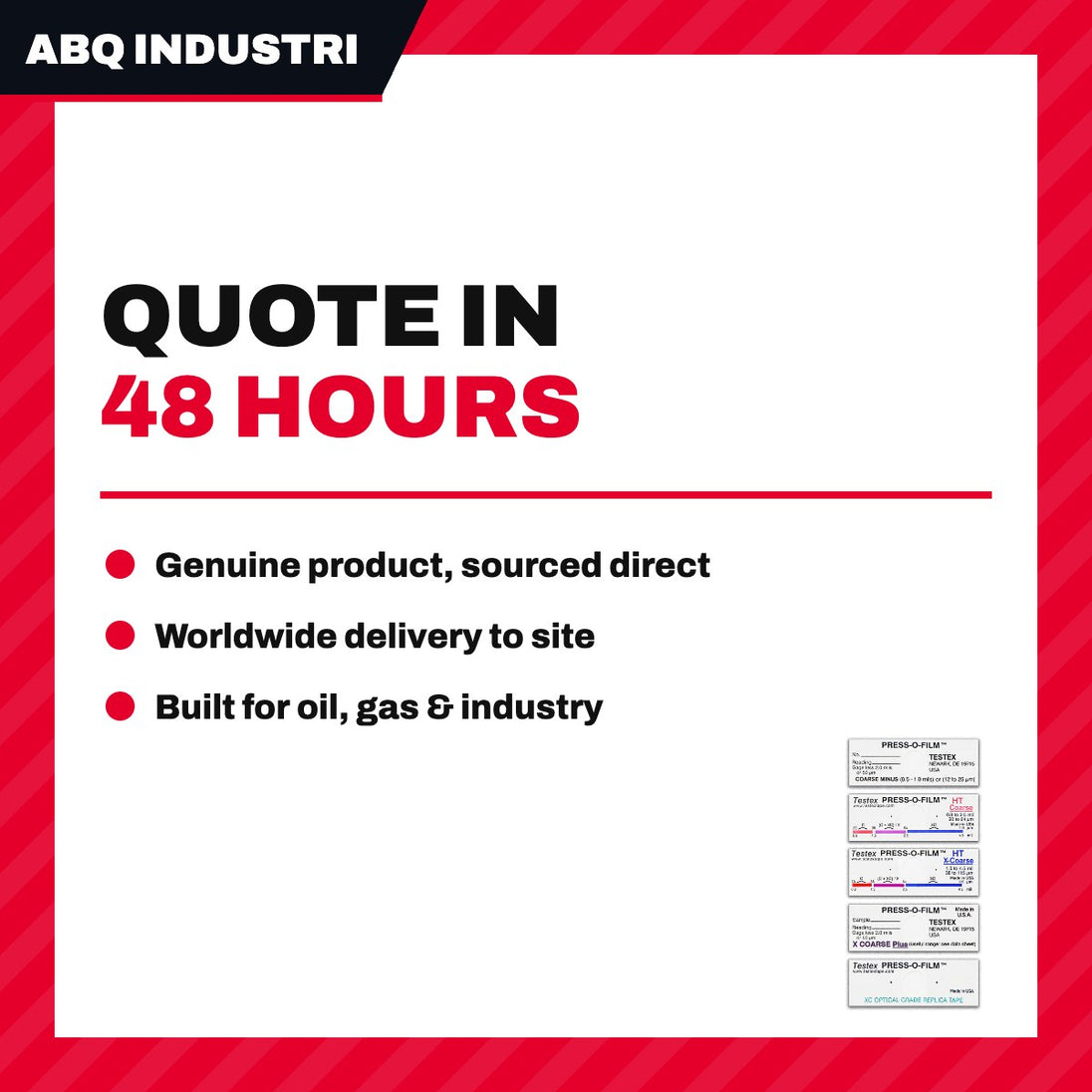 ABQ Industrial OTHERS – Testex Replica Tape