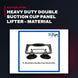 Access Floor Systems DSCPL5 – Heavy Duty Double Suction Cup Panel Lifter – Material Aluminum, Color Aluminum Frame