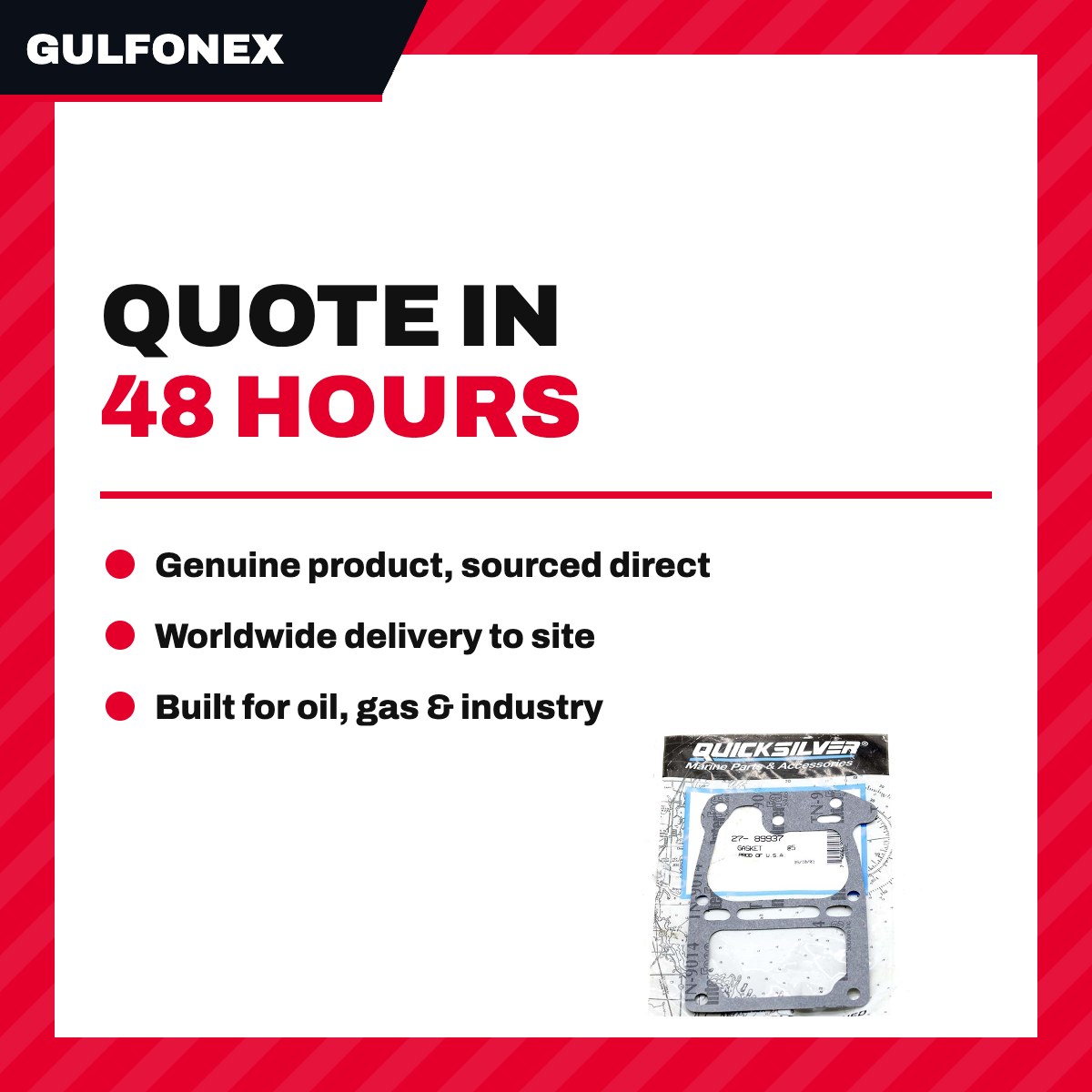 Adapter – Gasket, Plate To Powerhead Type