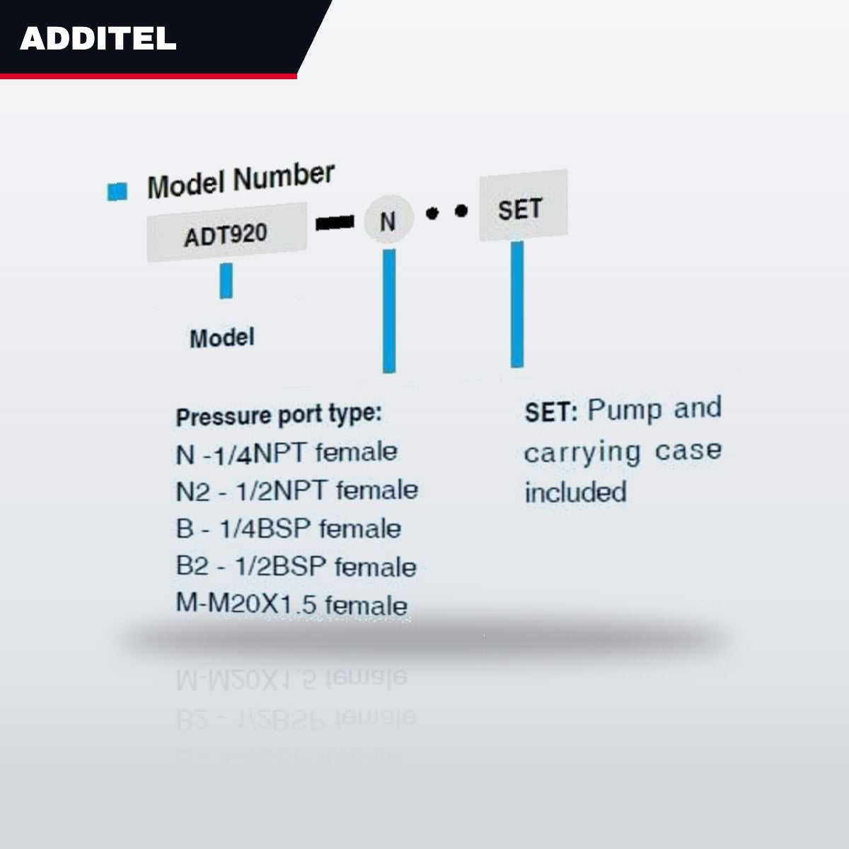 Additel ADT920 – -Benchtop Pneumatic High Pressure Calibration Pump (Vacuum