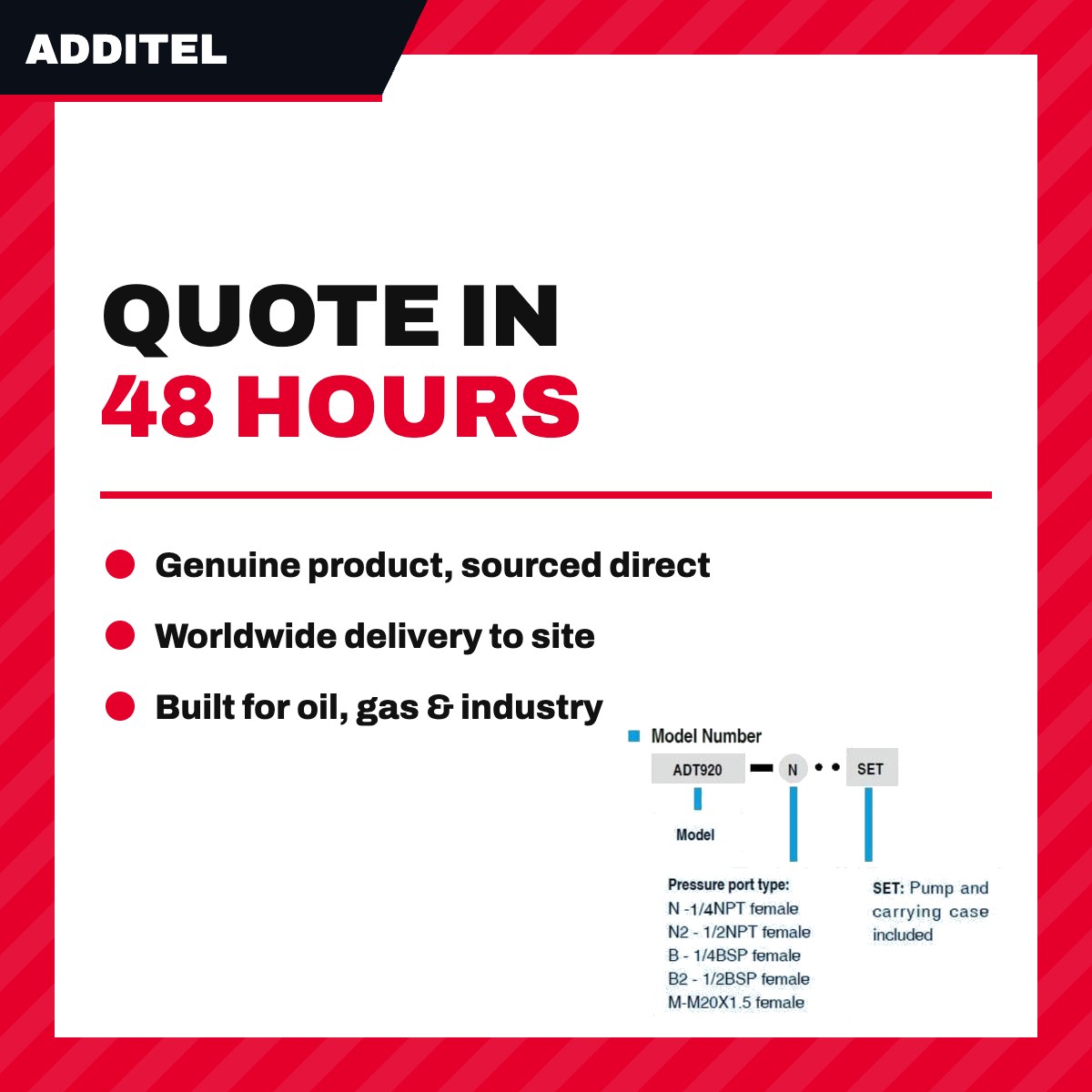 Additel ADT920 – -Benchtop Pneumatic High Pressure Calibration Pump (Vacuum