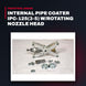Air Blaster part#505125 – Internal Pipe Coater Ipc-125(3-5) W/Rotating Nozzle Head Part#505125