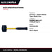 Nupla AJ311 – Rubber Mallet Hammer, Style 2 Lbs