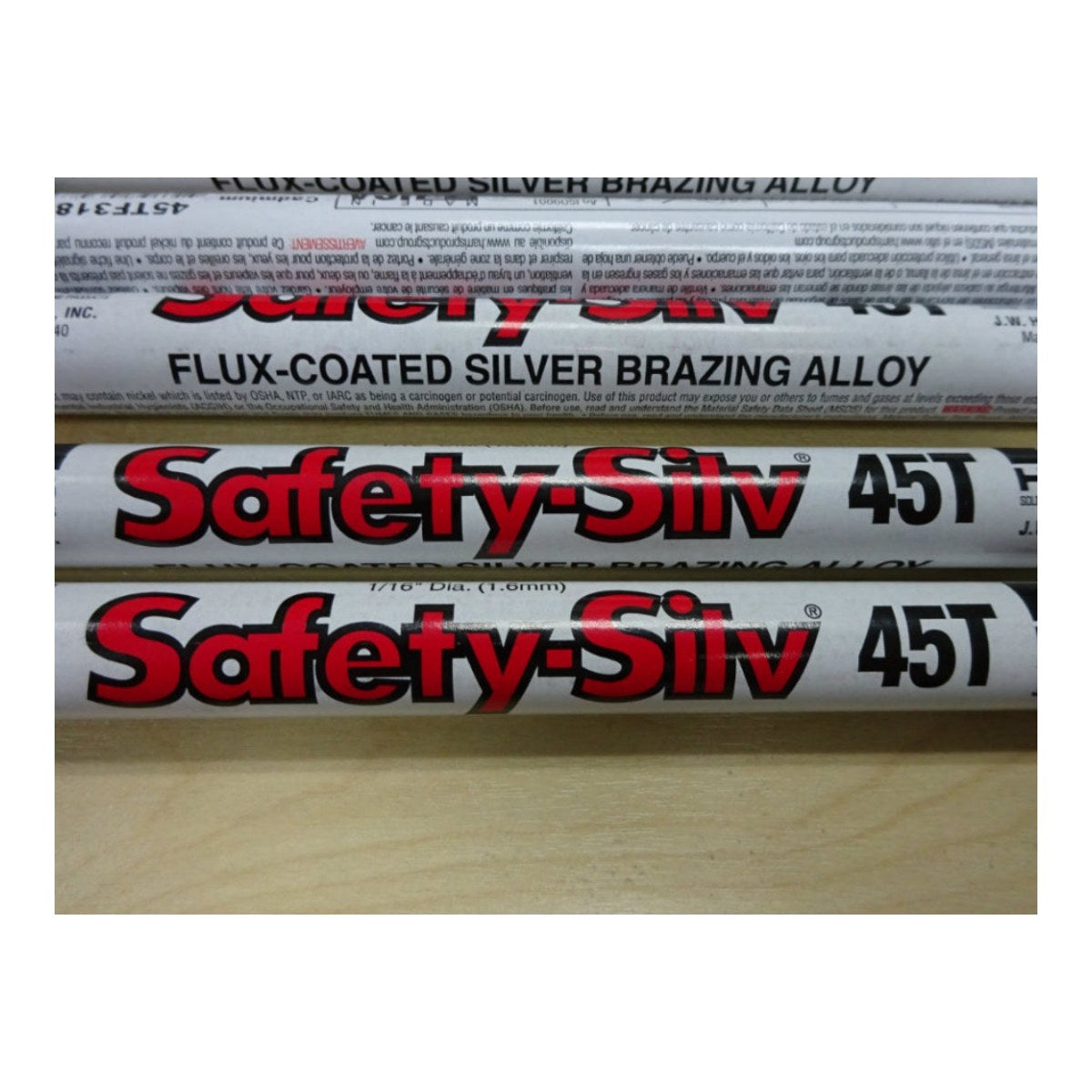 Alloy – Flux-Coated Silver Brazing Alloy Type, 45% Silver
