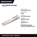 Ampco Safety Tools W-3 – Non-Sparking Flange Wedge 1" x 6" & Brass Sledge Hammer