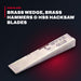 Starrett Brass Wedge, Brass Hammers & HSS Hacksaw Blades