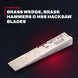 Starrett Brass Wedge, Brass Hammers & HSS Hacksaw Blades
