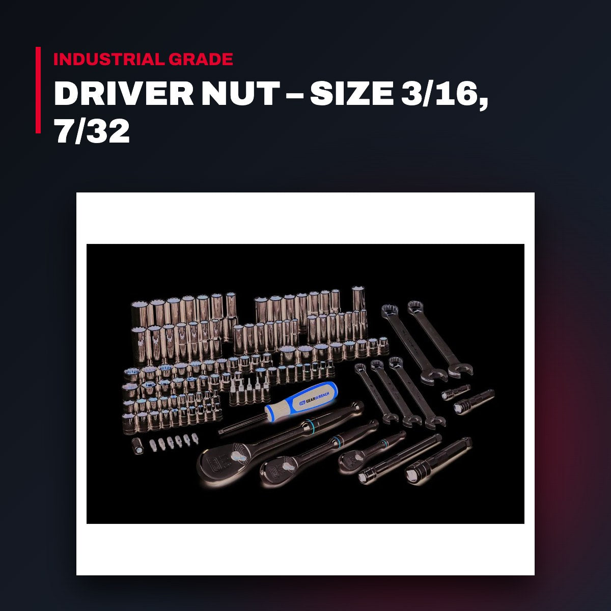Apex Tool Group / Bain HS618 – Driver Nut – Size 3/16, 7/32
