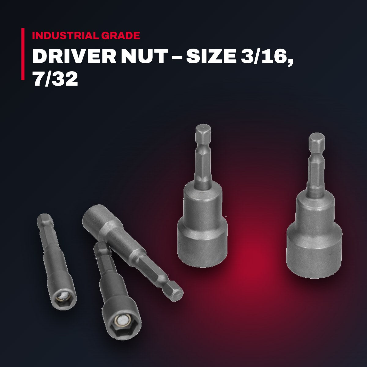 Apex Tool Group HS618N – Driver Nut – Size 3/16, 7/32