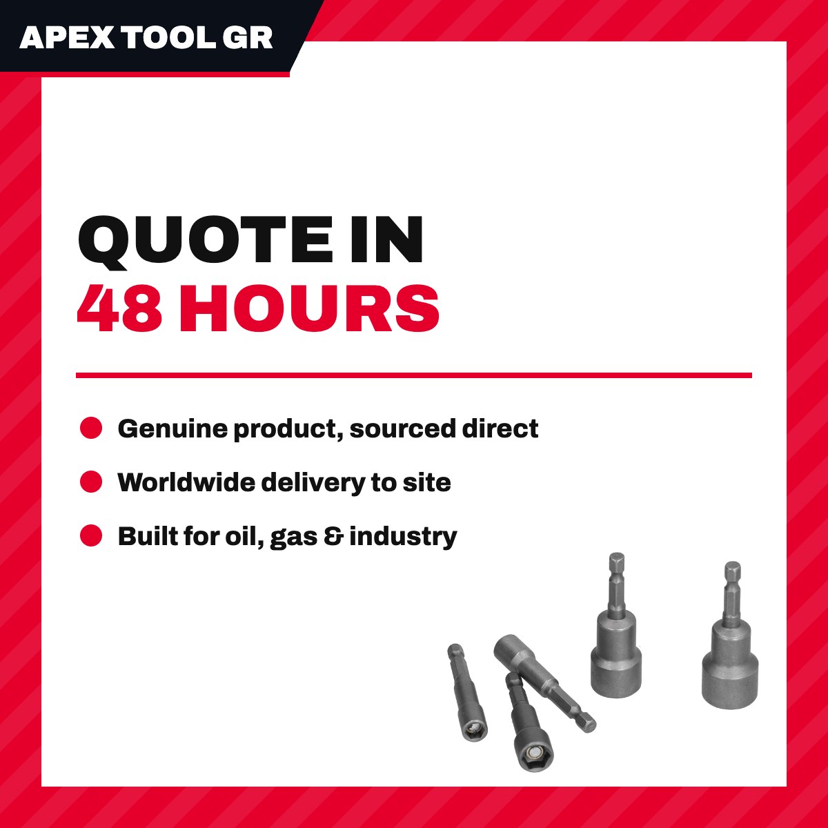 Apex Tool Group HS618N – Driver Nut – Size 3/16, 7/32