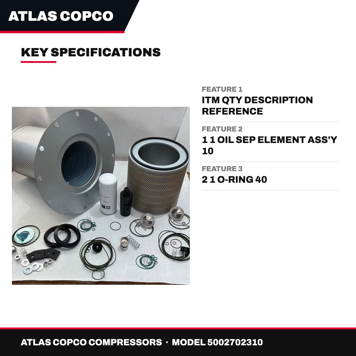 Atlas Copco – Components Kit