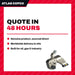 Atlas Copco RT25 – Wrench Torque – 3726 - 22264 Ft.Lb Torque, 3/4In Square Drive
