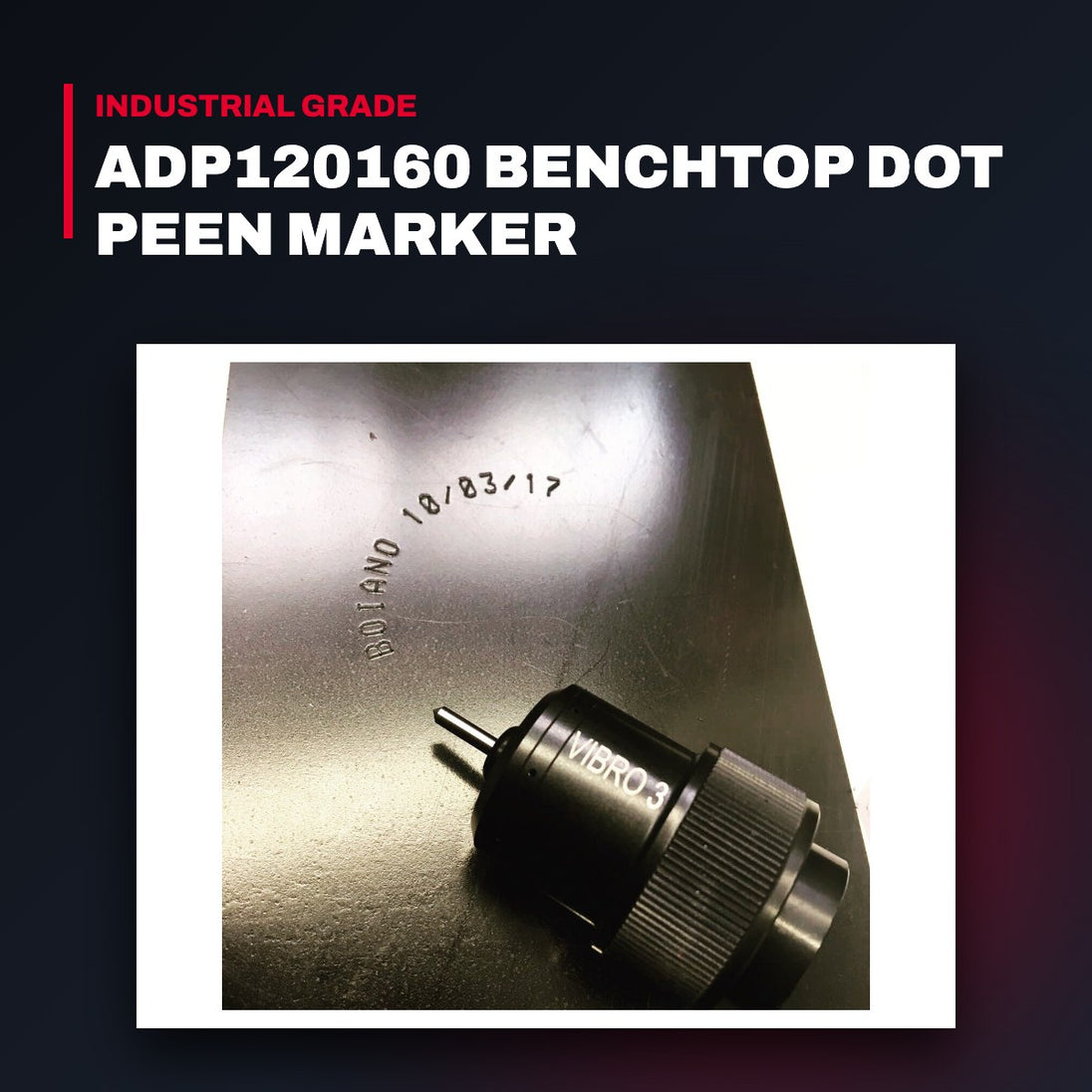 Automator ADP120160 – Adp120160 Benchtop Dot Peen Marker