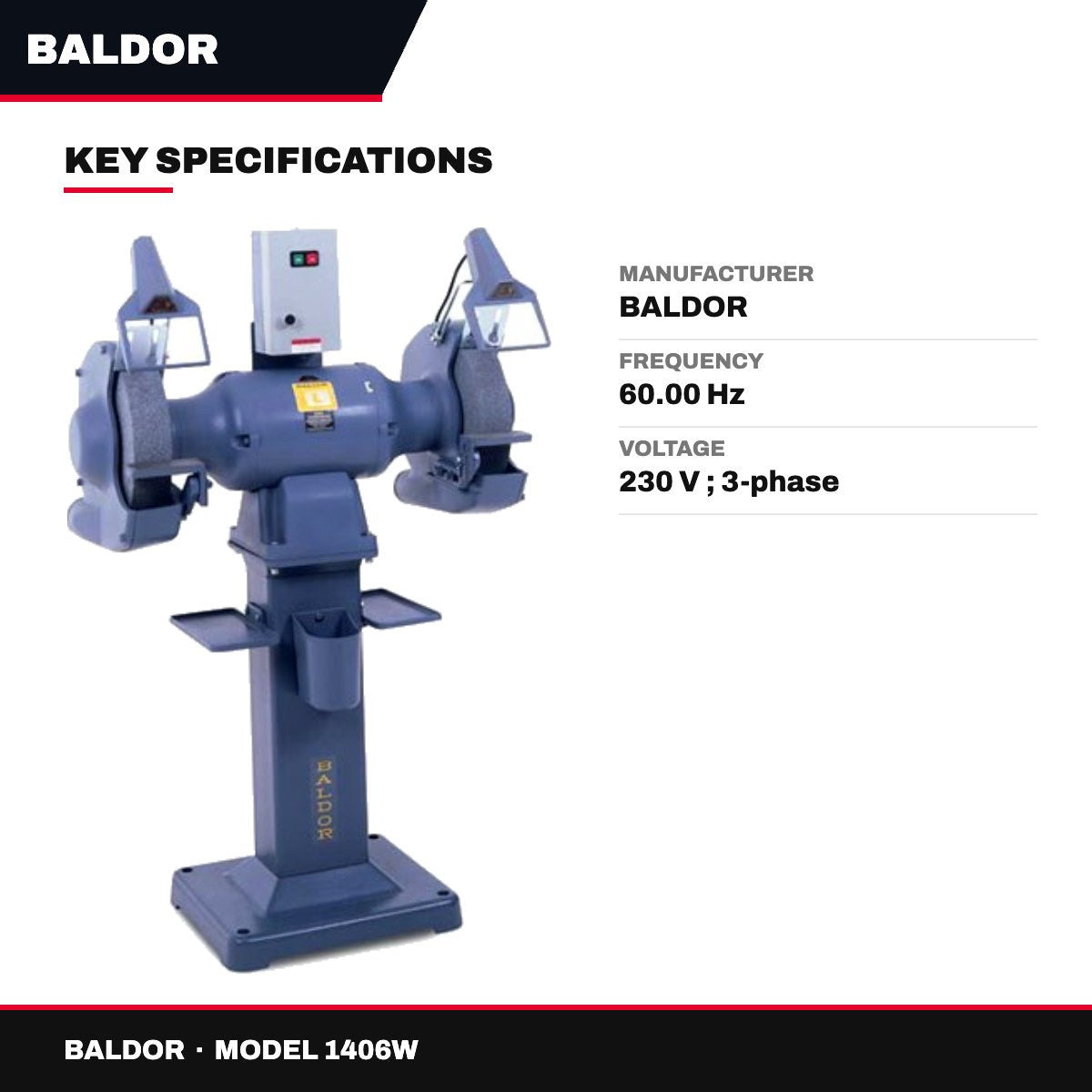 Baldor 1406W – Grinding Machine