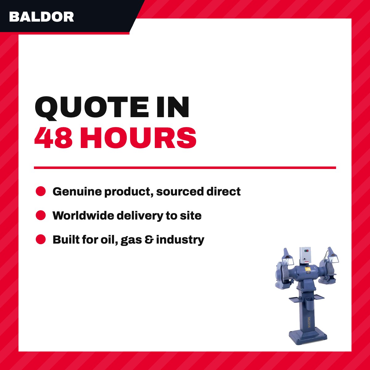 Baldor 1406W – Grinding Machine