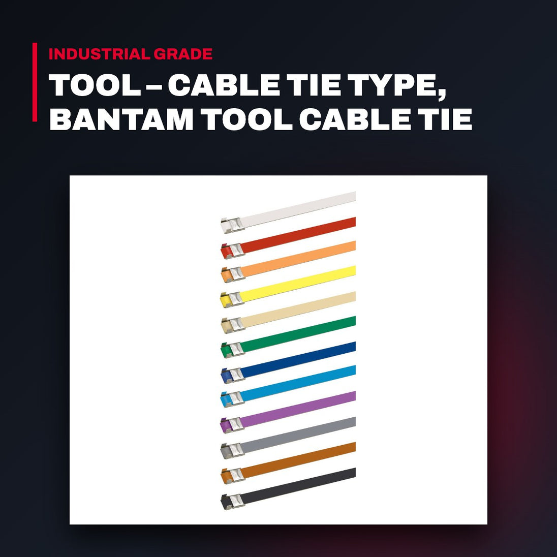 Band-It-Idex Us C07569 – Tool – Cable Tie Type, Bantam Tool Cable Tie