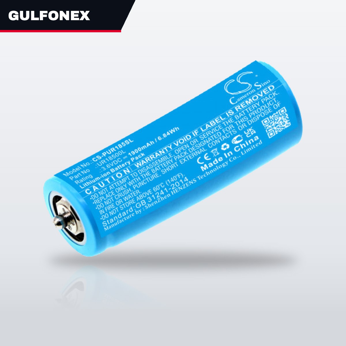 Batt-Non Rechgbl – Bck Up,3.6Vdc,1.9Ah,Li