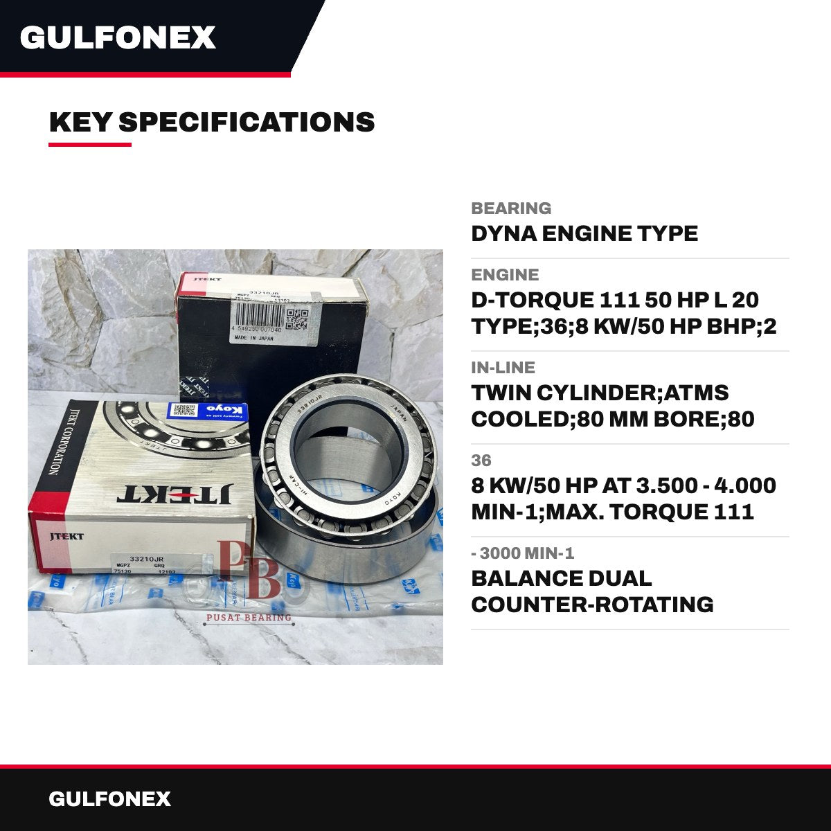 Bearing – Dyna Engine Type