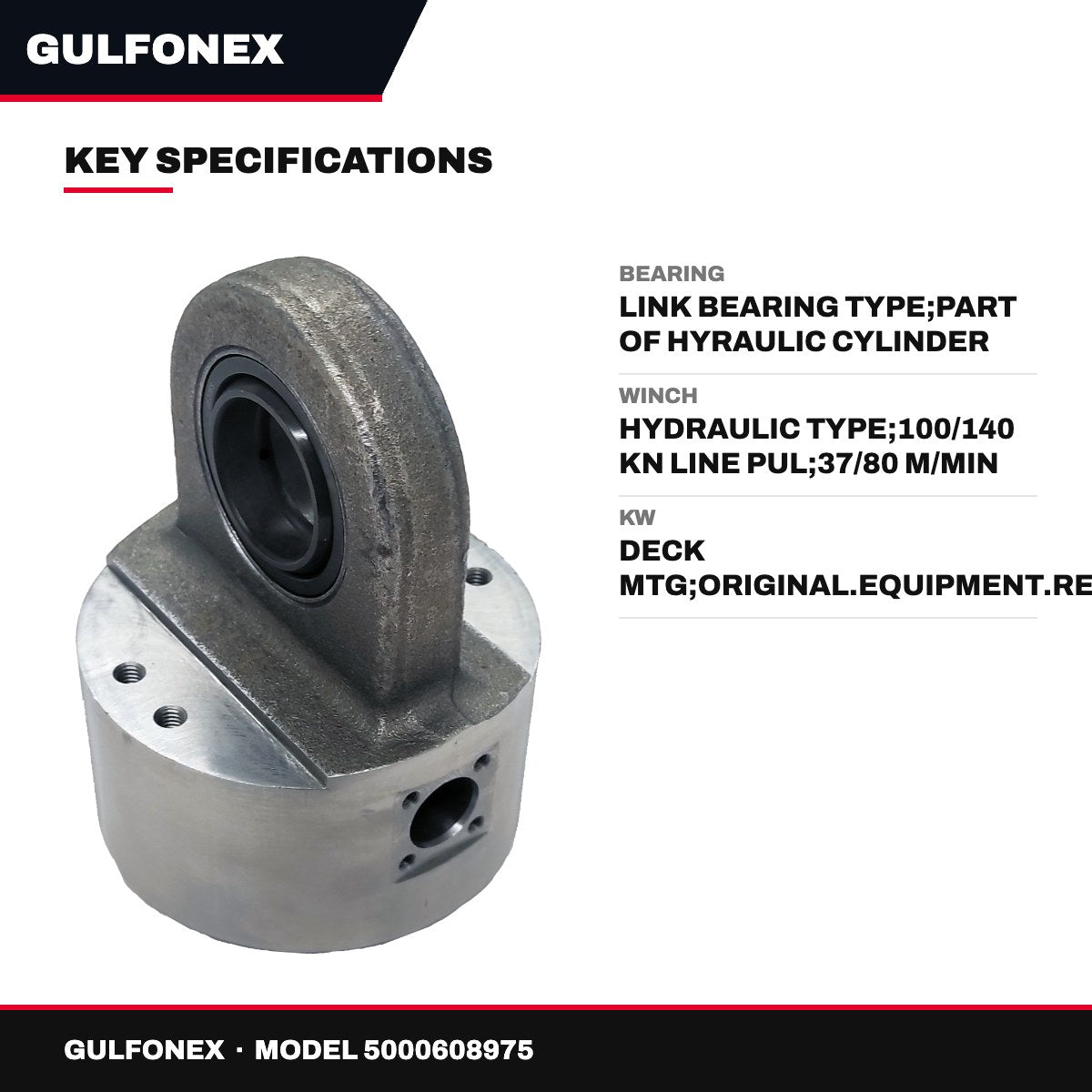 Bearing – Link Bearing Type, Part Of Hyraulic Cylinder Assembly