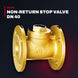 Besqo Marine Engineering H44W-16T – Non-Return Stop Valve Dn 40