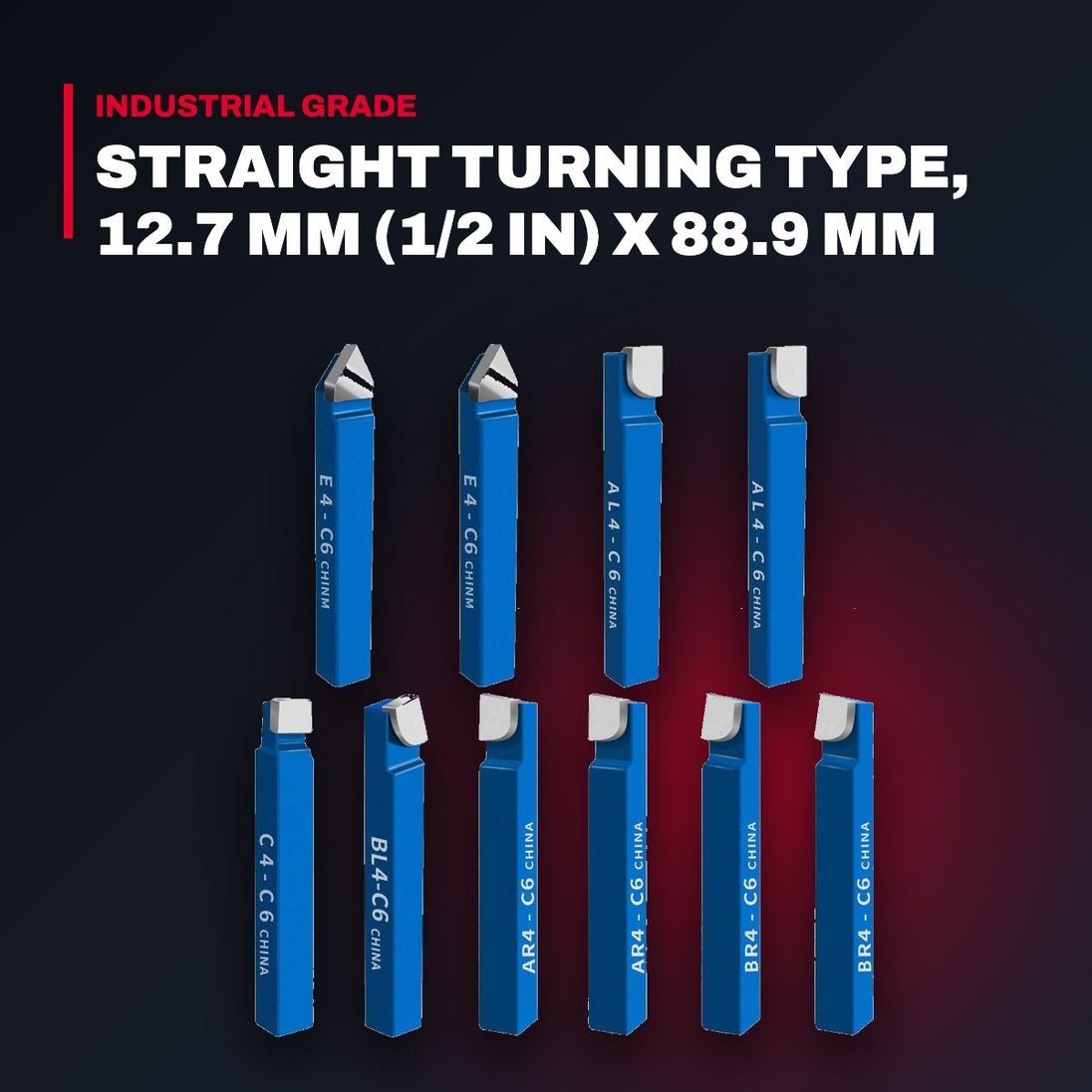Bit Tool – Straight Turning Type, 12.7 Mm (1/2 In) X 88.9 Mm