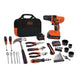 Black+Decker LDX120PK – 20V Max Cordless Drill Driver Set – 2 Speed, High Performance Motor