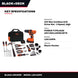 Black+Decker LDX120PK – 20V Max Cordless Drill Driver Set – 2 Speed, High Performance Motor