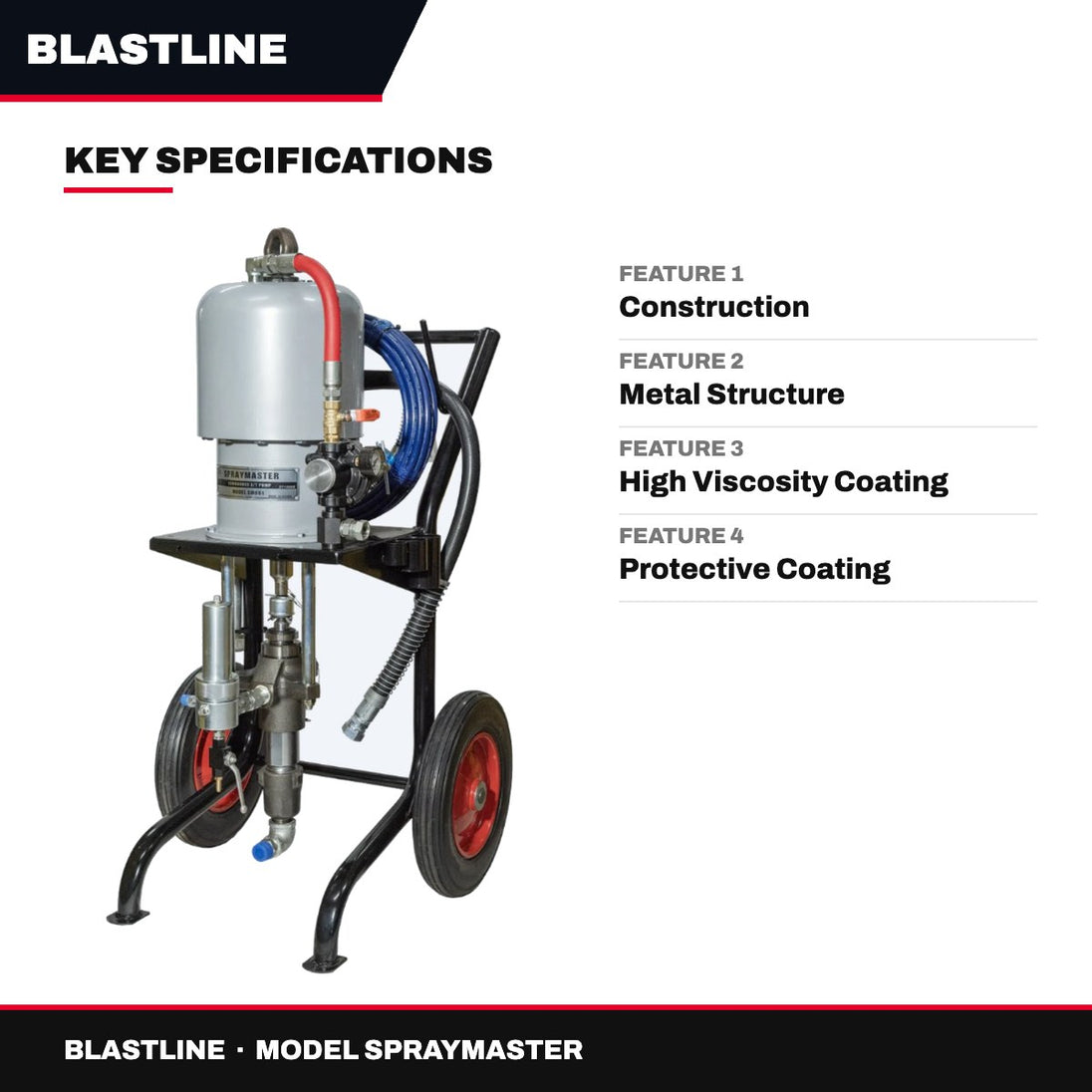 Blastline Spraymaster – Airless Spray Paint Pump