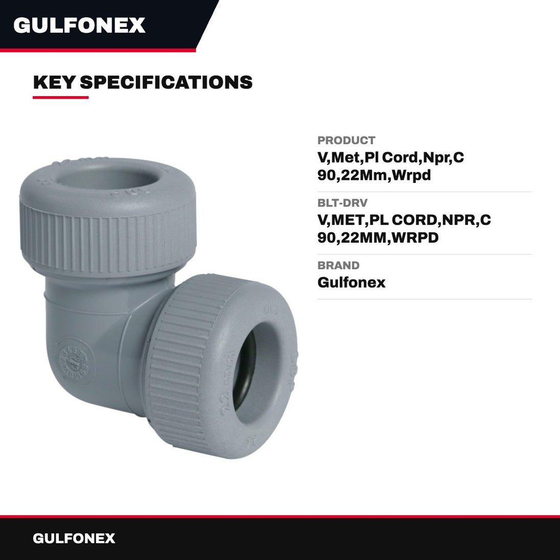 Blt-Drv – V,Met,Pl Cord,Npr,C 90,22Mm,Wrpd