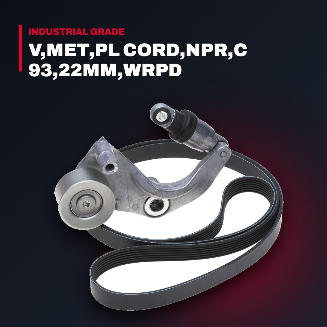 Blt-Drv – V,Met,Pl Cord,Npr,C 93,22Mm,Wrpd